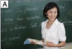 Teacher in classroom