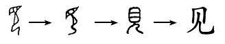 见字演变