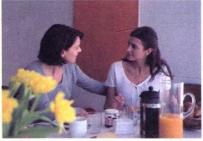At home conversation image