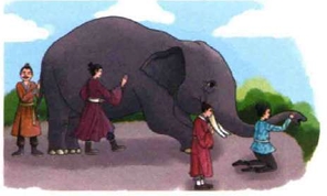 盲人摸象插图